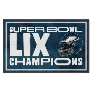 Philadelphia Eagles Super Bowl LIX Champions High-Traffic Mat - 4'x6'