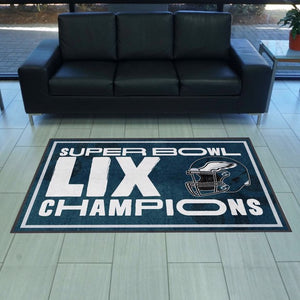 Philadelphia Eagles Super Bowl LIX Champions High-Traffic Mat - 4'x6'