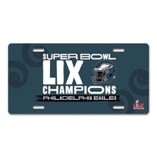 Philadelphia Eagles Super Bowl Champions Metal License Plate