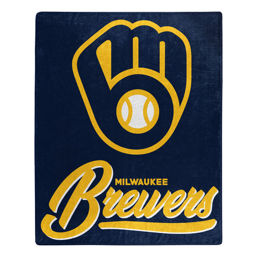 Milwaukee Brewers Plush Throw Blanket -  50