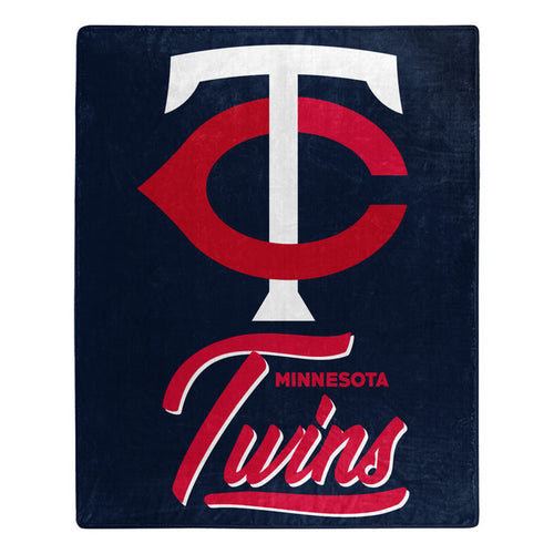 Minnesota Twins Plush Throw Blanket -  50
