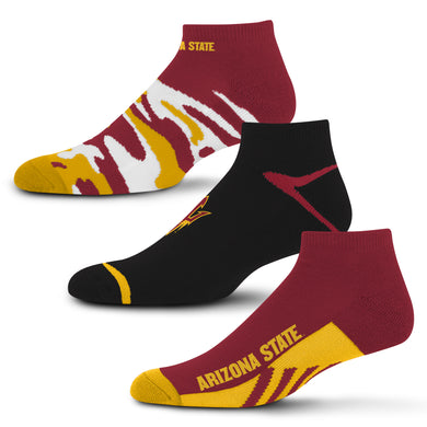 Arizona State Sun Devils Camo Boom No Show Socks 3 Pack