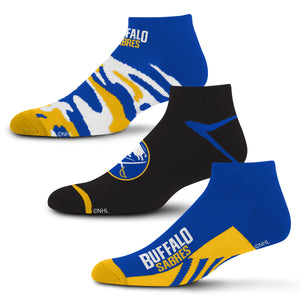 Buffalo Sabres Camo Boom No Show Socks 3 Pack