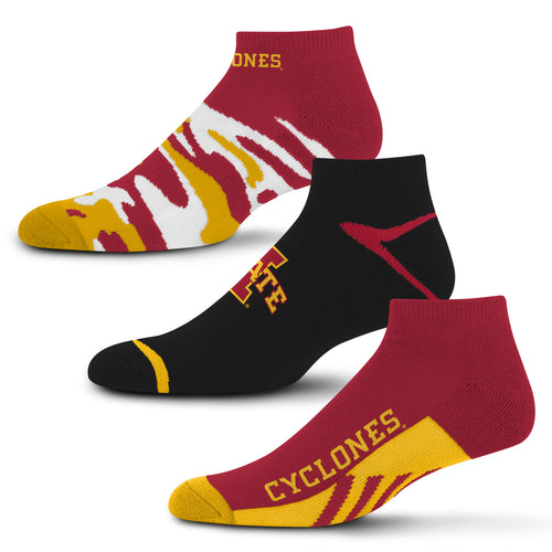 Iowa State Cyclones Camo Boom No Show Socks 3 Pack