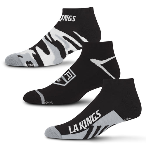 Los Angeles Kings Camo Boom No Show Socks 3 Pack 