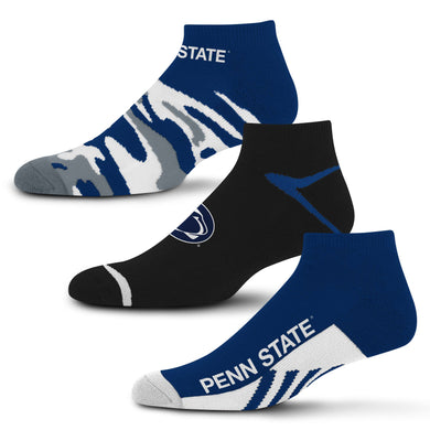 Penn State Nittany Lions Camo Boom No Show Socks 3 Pack