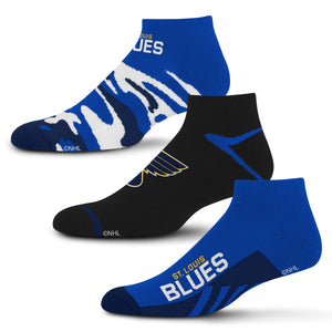 St. Louis Blues Camo Boom No Show Socks 3 Pack 