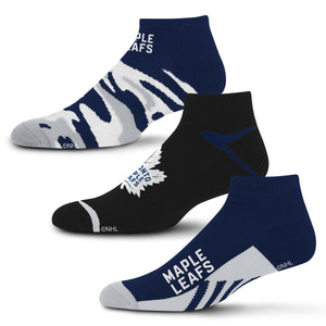 Toronto Maple Leafs Camo Boom No Show Socks 3 Pack