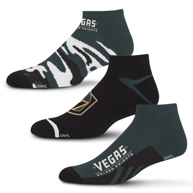 Vegas Golden Knights Camo Boom No Show Socks 3 Pack 