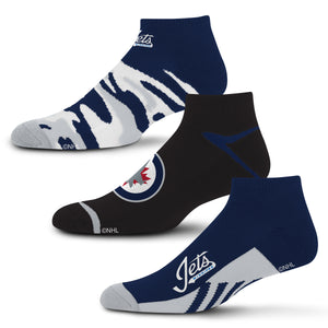 Winnipeg Jets Camo Boom No Show Socks 3 Pack