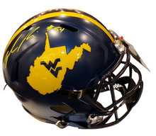 Zach Frazier West Virginia Mountaineers Signed Country Roads Full Size Helmet