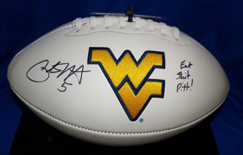 Pat White West Virginia Mountaineers Signed WVU Football Eat shit Pitt