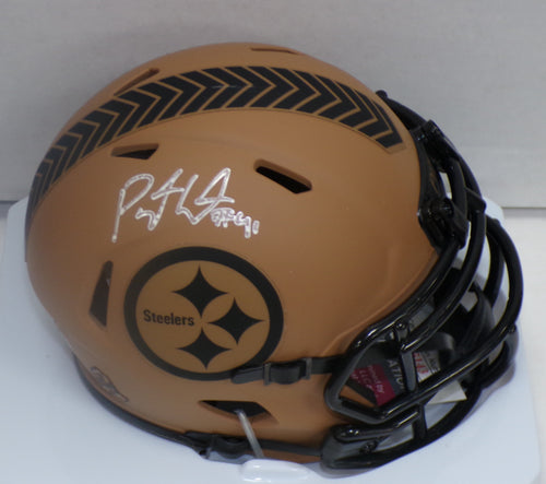 Payton Wilson Pittsburgh Steelers Military Appreciation Signed Mini Helmet JSA