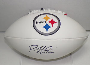 Payton Wilson Pittsburgh Steelers Signed Steelers Logo Football JSA