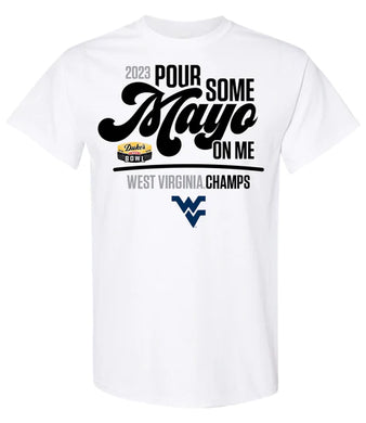 West Virginia Mountaineers 2023 Duke's Mayo Bowl Champions Shirt