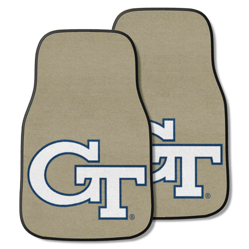 Georgia Tech Yellow Jackets 2-piece Carpet Car Mats - 18