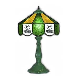 Green Bay Packers Glass Table Lamp - 21"