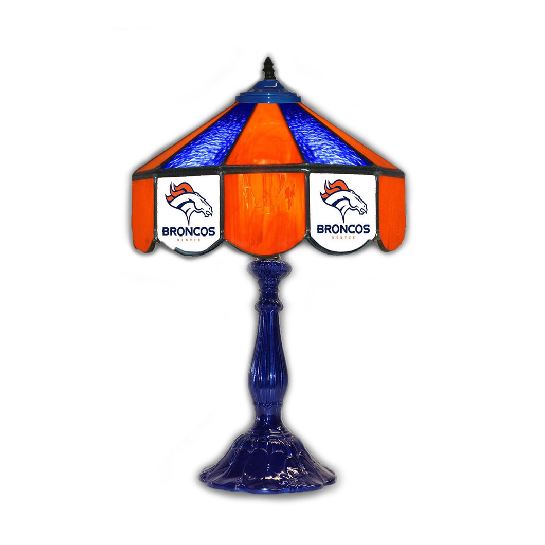 Denver Broncos Glass Table Lamp - 21