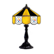 Pittsburgh Steelers Glass Table Lamp - 21"