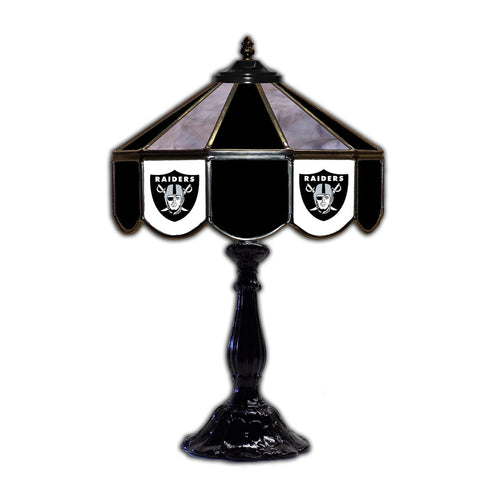 Las Vegas Raiders Glass Table Lamp - 21
