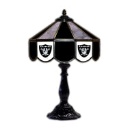 Las Vegas Raiders Glass Table Lamp - 21"