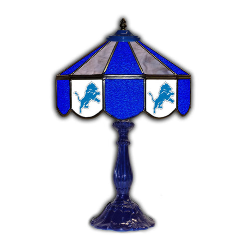 Detroit Lions Glass Table Lamp - 21