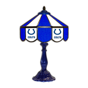 Indianapolis Colts Glass Table Lamp - 21"