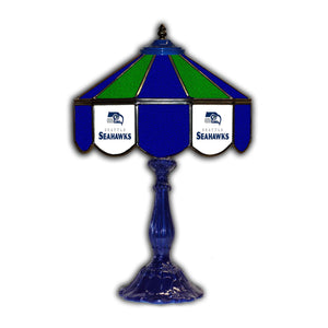 Seattle Seahawks Glass Table Lamp - 21"