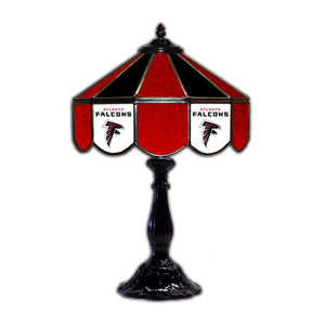 Atlanta Falcons Glass Table Lamp - 21"