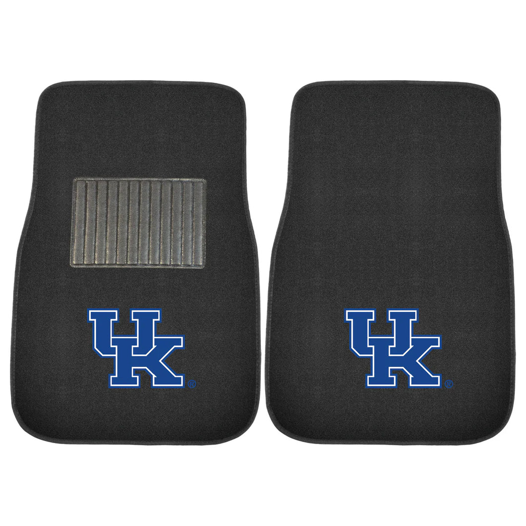 Kentucky Wildcats 2-Piece Embroidered Car Mat Set - 17