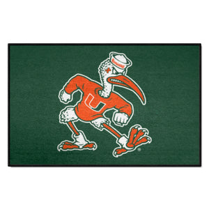 Miami Hurricanes Starter Mat - 19"x30"