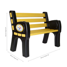 Pittsburgh Steelers Park Bench