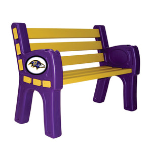 Baltimore Ravens Park Bench