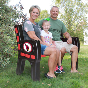 Arizona Cardinals Park Bench