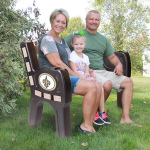 New Orleans Saints Park Bench