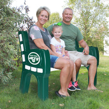 New York Jets Park Bench