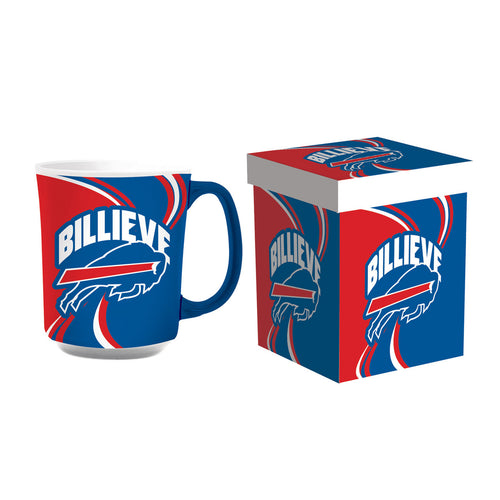 Buffalo Bills 14oz Ceramic Coffee Mug with Matching Box