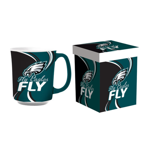 Philadelphia Eagles 14oz Ceramic Coffee Mug with Matching Box