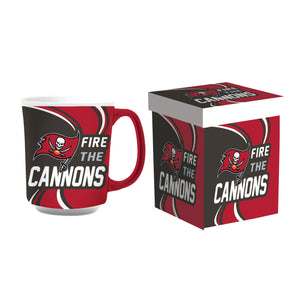 Tampa Bay Buccaneers 14oz Ceramic Coffee Mug with Matching Box