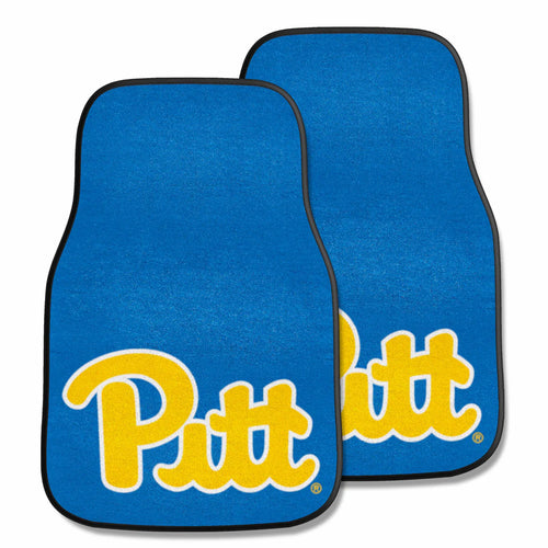 Pittsburgh Panthers 2-piece Carpet Car Mats - 18