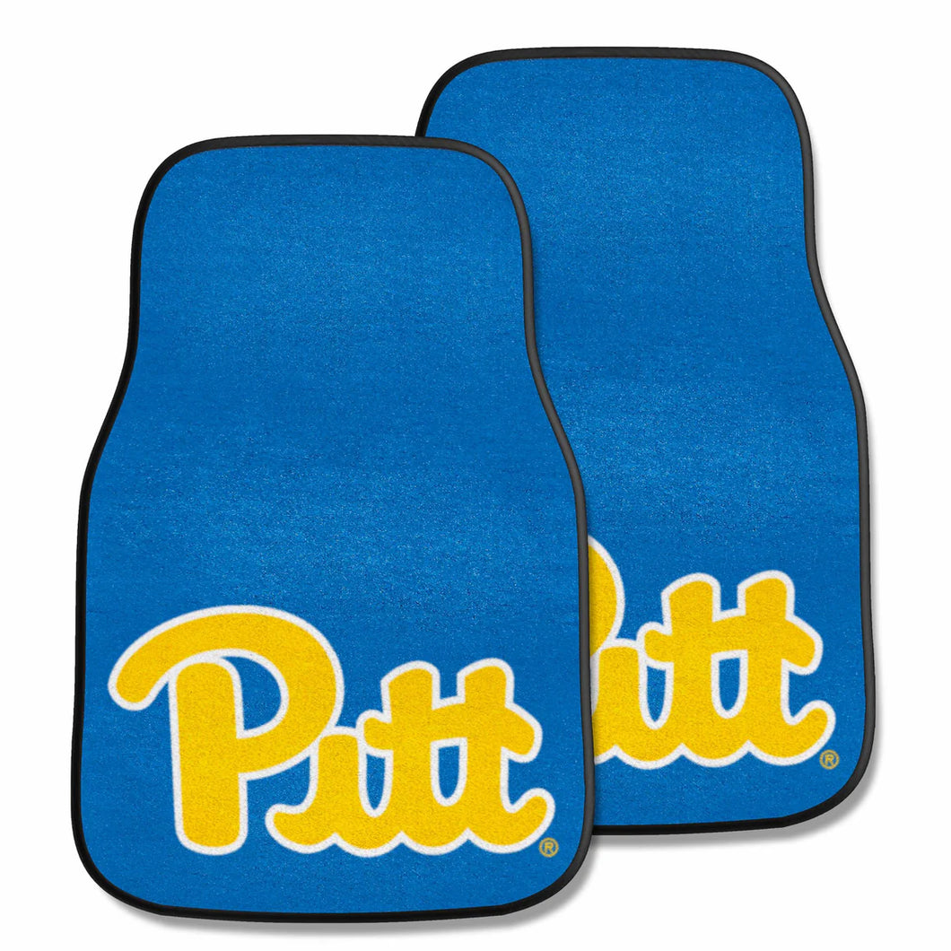 Pittsburgh Panthers 2-piece Carpet Car Mats - 18