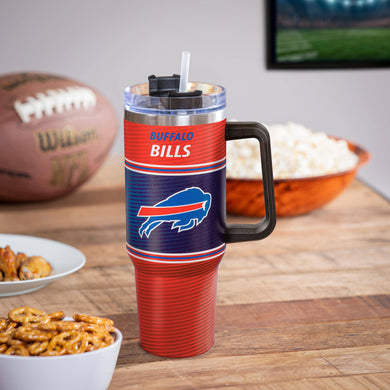 Buffalo Bills 40oz Stainless Steel Canyon Cup w/ Straw