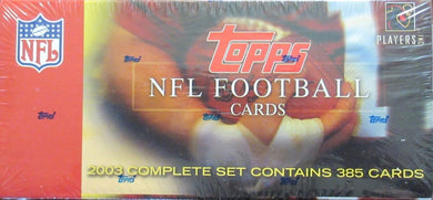 2003 Topps Football Complete Factory Set