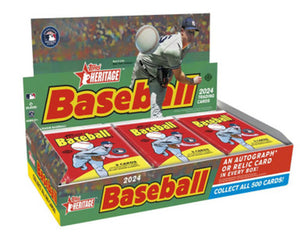 2024 Topps Heritage Baseball Hobby Box