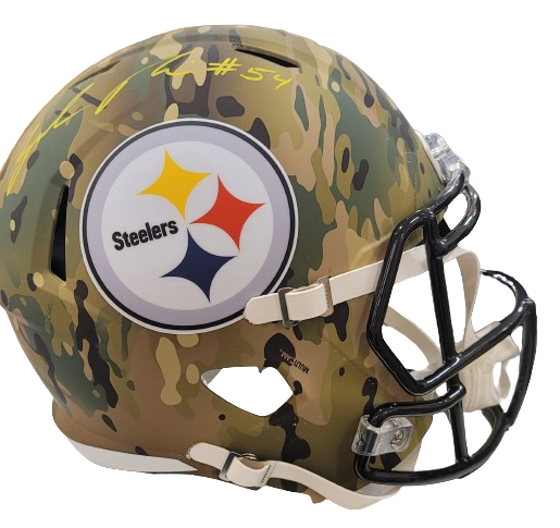 Zach Frazier Pittsburgh Steelers Limited Edition Camo Full Size Helmet