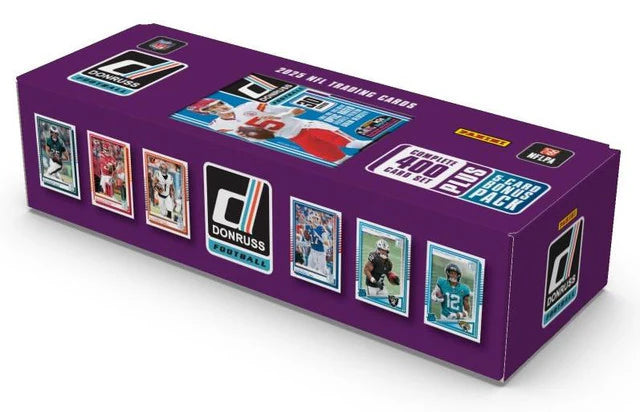 2025 Panini Donruss Factory Set Football Hobby with 5-Card Bonus Pack