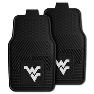 West Virginia Mountaineers 2-piece Vinyl Car Mats - 18"x27"