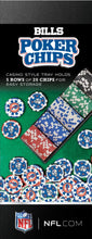 Buffalo Bills Poker Chip Set