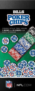 Buffalo Bills Poker Chip Set