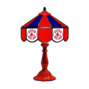 Boston Red Sox Glass Table Lamp - 21"